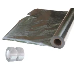 SUNPRO 1000 sf Solid Radiant Barrier Insulation with 2 Aluglass Aluminum Foil Tape, MWM_S_ALG_2 (Pack of 3)-12