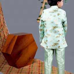 VALUE CREATION Boys Printed Kurta And Pyjama Set image 3