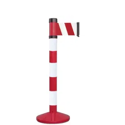 RS PRO Red & White Steel Retractable Barrier, 4m, Red, White Tape Model No 1745910-image-37