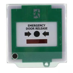 RS PRO Green Emergency exit unlocking box, Button Operated, Resettable, 25 x 85 x 85 mm Model No 1924551-1