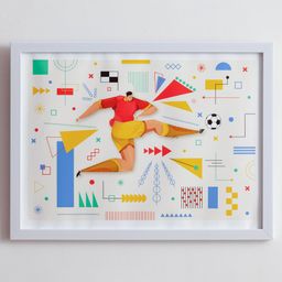 Zookeeper  Ela, The Extrovert Wall Art - Print Only  Multicolour-image-7