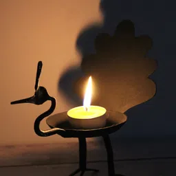 shree kala home décor Shree Kala Home Decor The Art of Bastar Tribal's Peacock T Light Candle Holder-picture-46