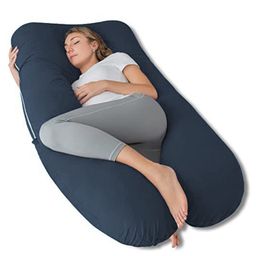 Kwality Dreams Maternity Pillow U Shape Dark Blue-image-40