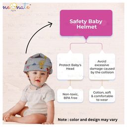 Baby Helmet Baby Head Protector, Adjustable Size for Baby Learning to Walk or Run, Soft Safety Helmet  (Jungle Print) ( color and design may vary)-22