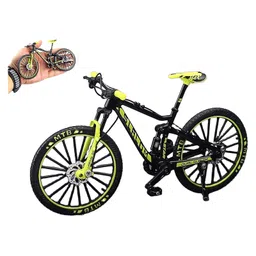 Magicwand Die-Cast Zinc Alloy 1:10 Scale Toy-Miniature Die-Cast Zinc Alloy All-Terrain Shockers Toy Bicycle Fully Working Model Pack of 1 Colors as Per Stock-picture-46