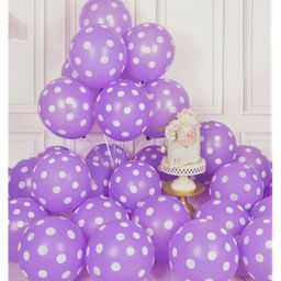 Funcart Purple Polka Dot Balloons - Pack of 25-image-27