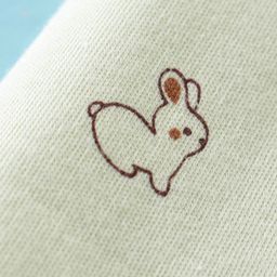 Tango Interlock Knit Full Length Bootie Leggings with Rabbit Print - Green image 3