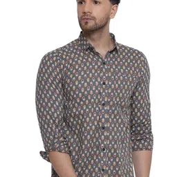 VEERA PARIDHAAN Men Opaque Printed Casual Shirt-image-36