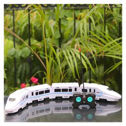NEGOCIO High Speed Remote Controlled Real Looking Bullet Train with LED Flash Light and Rechargeable Battery toy for kids- PACK OF 1- COLOR MAY VARY image 5