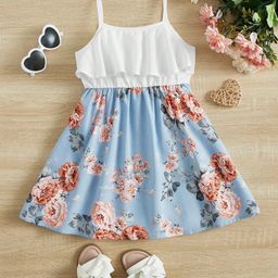 Billion Girls Floral Printed Fit & Flare Dress-image-44