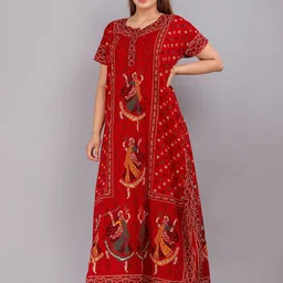 PR PINK ROYAL Printed Maxi Nightdress-picture-35