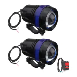 Cartronics 15W Fog Light For All Two Wheelers Bright White-48