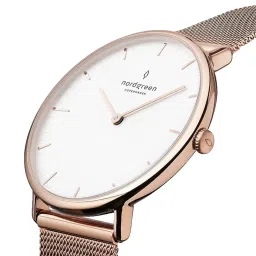 Nordgreen NR32RGXXMEROLEBR Native-Bundle Unisex Analog Watch with Strap Set Combo image 3