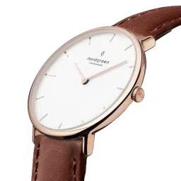Nordgreen NR32RGXXLEBRLEBLMERO Native-Bundle Unisex Analog Watch with Strap Set Combo image 2
