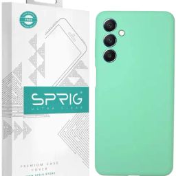 Sprig Liquid Silicone Back Cover for Samsung Galaxy F54 5G (Green)-image-57