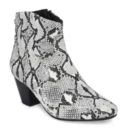 Delize Women's Off White Casual Booties-image-61