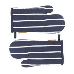 Maspar Navy 100% Cotton 225 GSM Oven Mitt - Set of 2-31