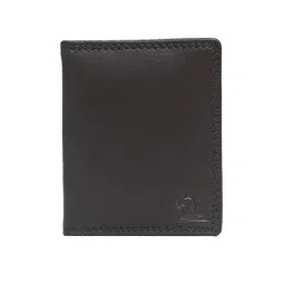 Kara Black Formal Leather Bi-Fold Wallet For Men-1