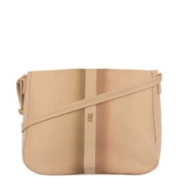 Baggit Beige Solid Medium Sling Handbag-image-51