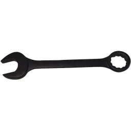 De Neers Jumbo Combination Spanner Ring & Open End Heavy Duty Black Finish 125 mm Black Chrome Vanadium Steel, CS125-35