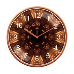Myntra Elegant Homes Brown & Rose Gold Textured Contemporary Wall Clock-49