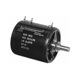Vishay WIREWOUND POTENTIOMETER, 2KOHM, 1%, 8W, 860-11202-picture-28