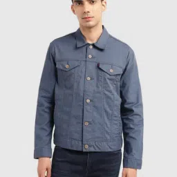 Levi's Grey Regular Fit Denim Jacket-picture-6