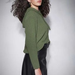 Vero Moda Green Regular Fit Hoodie-image-55