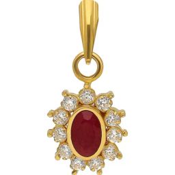 Malabar Gold and Diamonds 22k (916) Yellow Gold Pendant for Women-picture-43