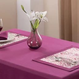 Maspar Folklore Transition Red Cotton Printed Regular Placemat - Set of 4-picture-39