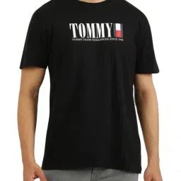 Tommy Hilfiger Black Logo Regular Fit T-Shirt-picture-34
