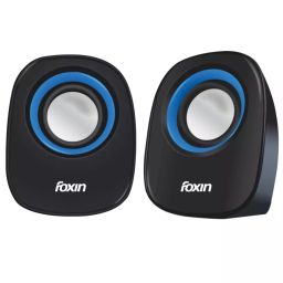 Foxin 6 W Black & Blue USB, Aux 2.0 Multimedia Speaker System, FMS-475 Plus-24