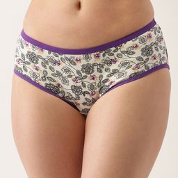 Ms.Lingies Women Pack of 2 White & Purple Printed Hipster Briefs MSP091S-image-35