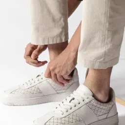 Rare Rabbit Men's Off White Sneakers-picture-9