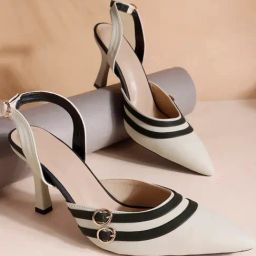 TRYME Women's White Back Strap Sandals-image-48