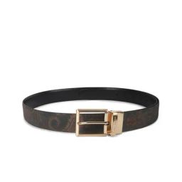 Simon Carter Multicolor Leather Printed Casual Belt for Men-image-94