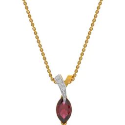 Kisna Diamond & Gold Jewellery 14k Zoh Pendant-picture-18