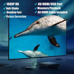 Divine Mini DVD Player with Built-in PAL/NTSC System and USB Input for HDMI/AV Output TV DVP-508 image 2