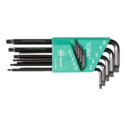 WIHA TOOLS L-KEY SET, T6-T30, 10PC, 37192-36