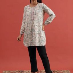 Folksong by W White Printed Tunic-image-71