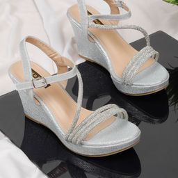 Flat n Heels Wedge Sandals with Tassels-47