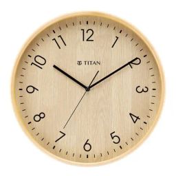 Titan Wooden Wall Clock with Dark Brown Dial-38