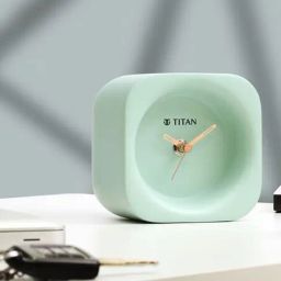 Titan Contemporary Blue Table Clock-image-72