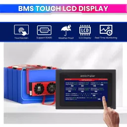 AmiciSolar Touch Display 10.92 cm (4.3 inch) for DALY BMS with UART Port, Black image 2