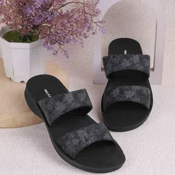 WALKWAY by Metro Printed Flatform Mules-5