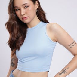 glitchez Sleeveless Fitted Crop Top-picture-28