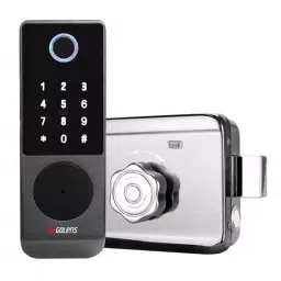 GOLENS Rim Access Keyless Entry Door Lock 5 Way To Unlock Biometric, X32-42
