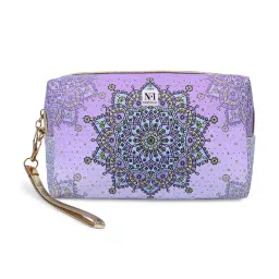 NFI Essentials Floral & Diamond Print Cosmetics Pouch Multi-Colour-picture-24