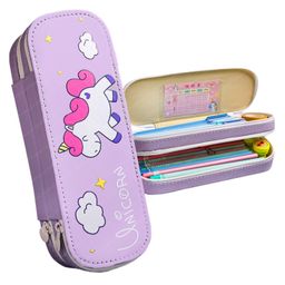 FunBlast Unicorn Theme Multi Purpose Pencil Pouch  Purple-21