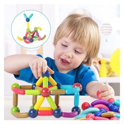 Bit Feex Magnetic Sticks Magnetic Balls Magnetic Blocks - 68 Pieces-17